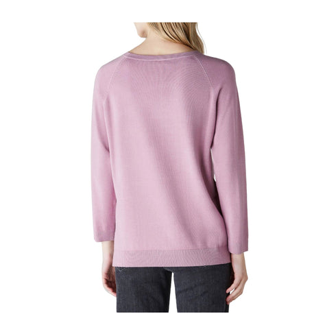 EMME MARELLA Maglia Maglia Donna basic scollo a barca Rosa - Francavilla Moda